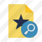 File Star Search Icon