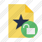 File Star Unlock Icon