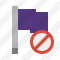 Flag Purple Block Icon