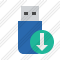 Icône Flash Drive Download