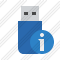 Icône Flash Drive Information