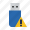 Flash Drive Warning Icon