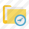 Icône Folder Documents Clock