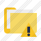 Folder Documents Warning Icon