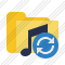 Folder Music Refresh Icon