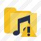 Folder Music Warning Icon