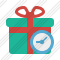 Gift Clock Icon