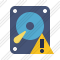 Hard Drive Warning Icon