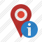 Icône Map Pin Information