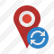 Map Pin Refresh Icon