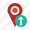 Map Pin Upload Icon