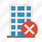 Office Building Cancel Icon