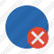 Point Blue Cancel Icon