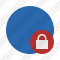 Point Blue Lock Icon