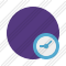 Point Purple Clock Icon