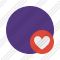 Point Purple Favorites Icon