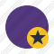 Point Purple Star Icon