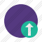 Point Purple Upload Icon