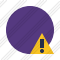 Icône Point Purple Warning