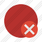 Point Red Cancel Icon