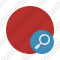 Point Red Search Icon