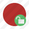 Point Red Unlock Icon