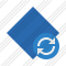 Rhombus Blue Refresh Icon