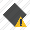 Rhombus Dark Warning Icon