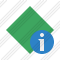 Rhombus Green Information Icon