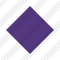 Icône Rhombus Purple