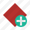 Rhombus Red Add Icon