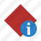 Rhombus Red Information Icon
