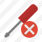 Screwdriver Cancel Icon