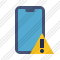 Smartphone 2 Warning Icon