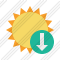 Sun Download Icon