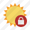 Sun Lock Icon