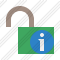 Icône Unlock Information