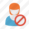 User Woman 2 Block Icon