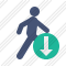 Walking Download Icon