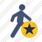 Walking Star Icon