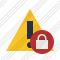 Warning Lock Icon