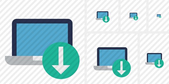 Laptop Download Symbol