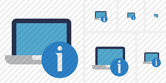 Laptop Information Symbol