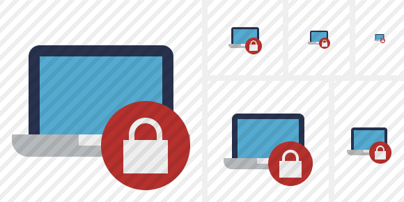 Laptop Lock Symbol