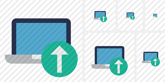 Laptop Upload Symbol