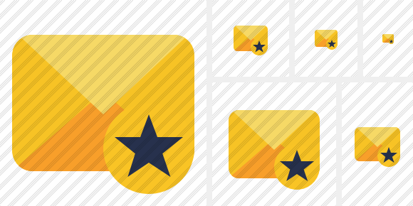 Mail Star Icon