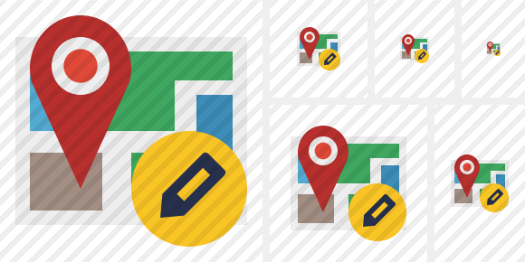 Map Location Edit Icon Map Location Edit Icon