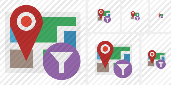 Map Location Filter Icon Map Location Filter Icon