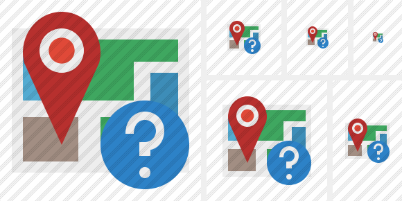 Map Location Help Icon Map Location Help Icon