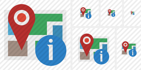 Map Location Information Icon Map Location Information Icon